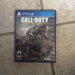 PS4 Game Cod Advance Warfare