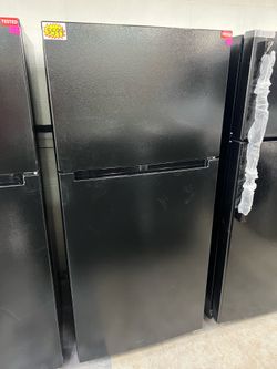 Season black refrigerator top and bottom new