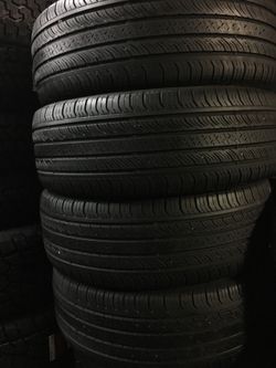 18” 225/55R18 4 used tires continental