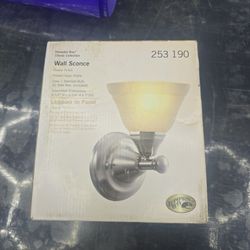 Wall Scone 60 Watts With Frosted Glass Shade