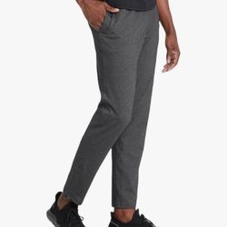 Men's Nylon Joggers  New With Tags Dark Grey  Sizes Large , Medium And Xl $5 Each
