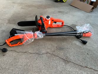 Black + decker pole chainsaw corded