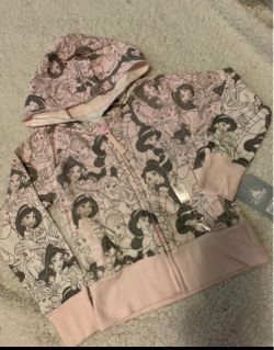 Disney Princess Kids Zip-Up Hoodie girls size 4 or 7/8