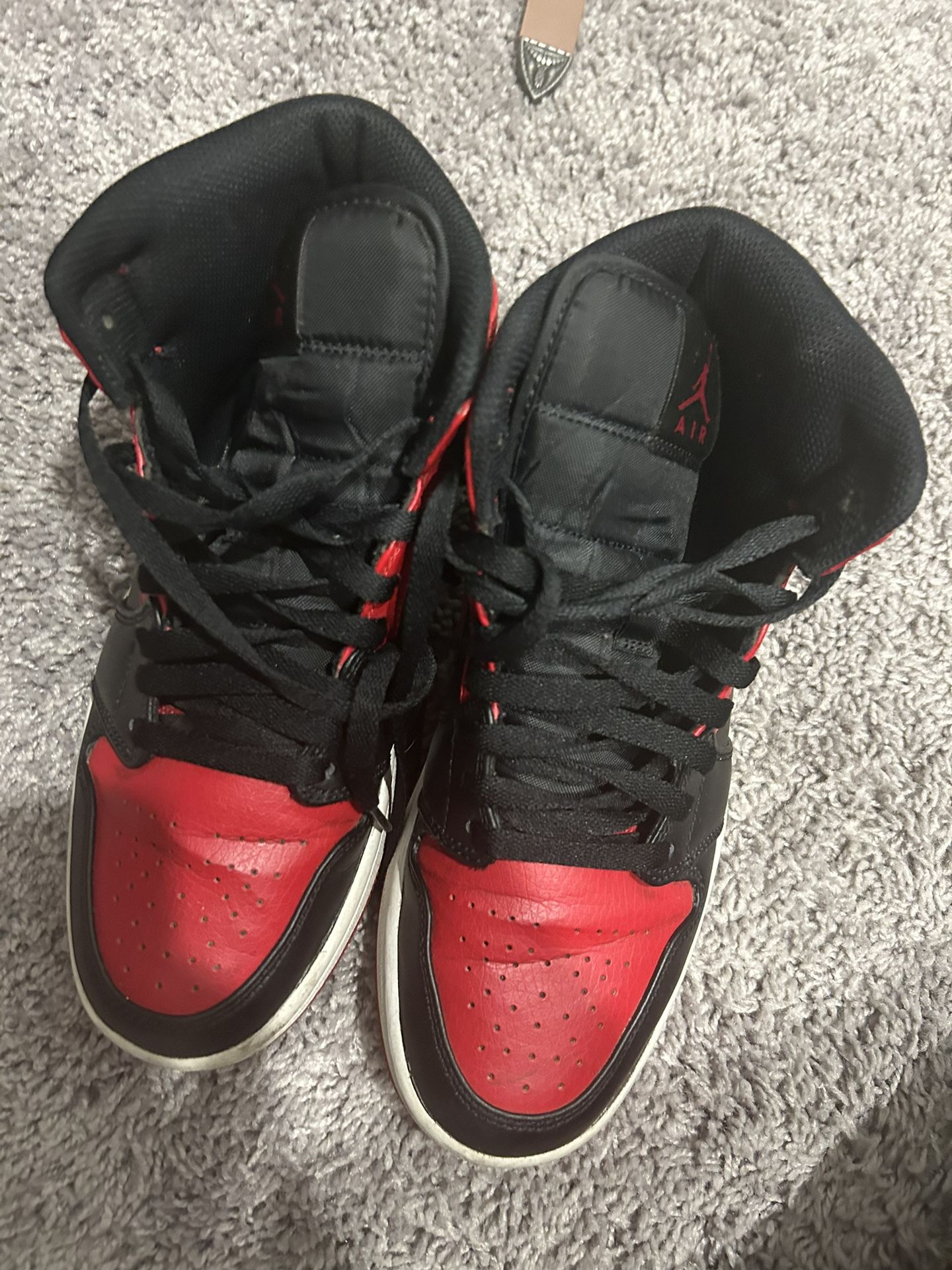 Red And Black Jordan Side 8