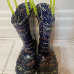 Plastic Light Up Rain Boots Size:9/10