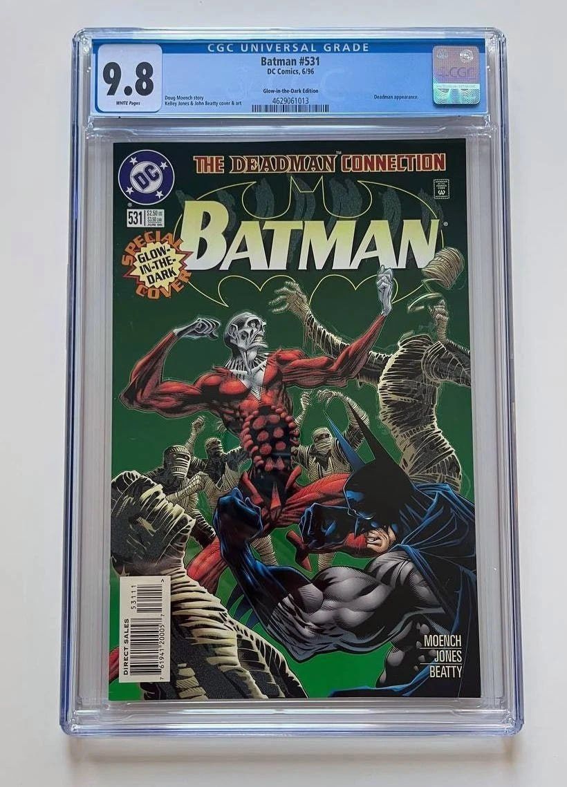 BATMAN #531 SPECIAL GLOW-IN-THE-DARK CGC 9.8 (1996) DEADMAN