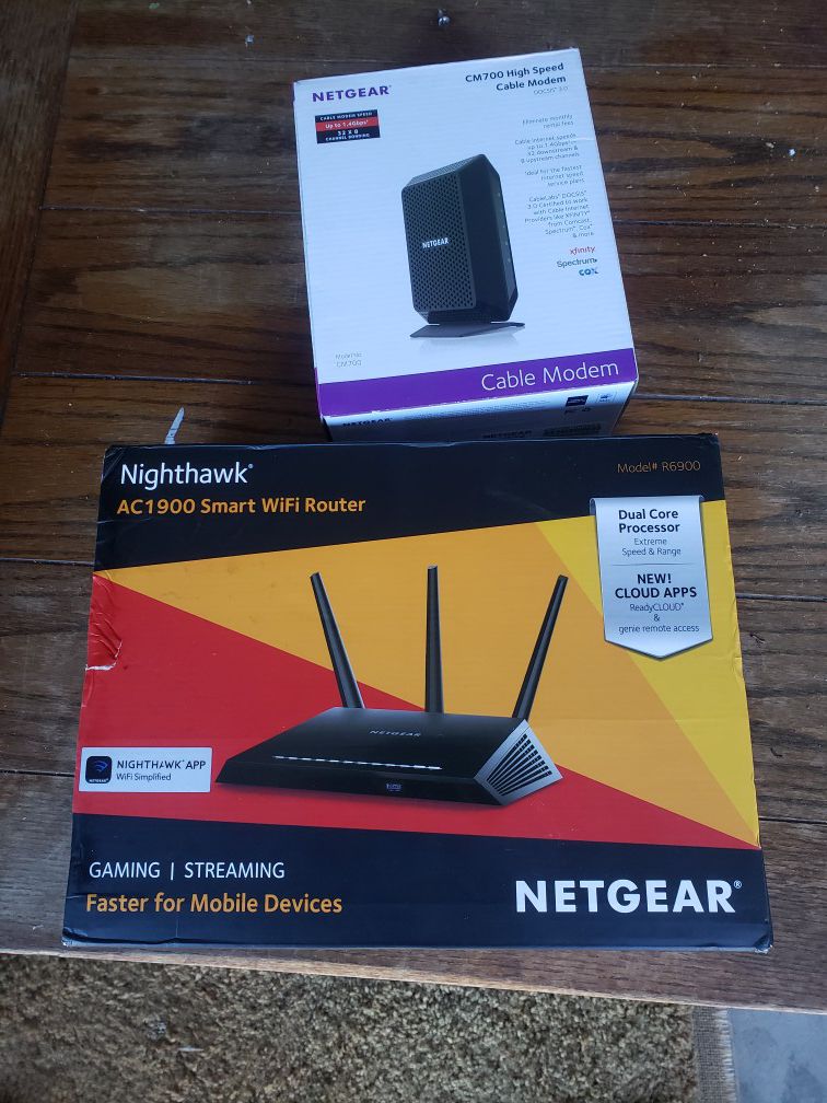 Netgear Nighthawk and 32x8 modem 3.0