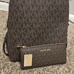 Michael Kors Backpack With Matching Wallet