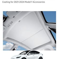 Tesla Y 2021-24 Sunroof Shade 
