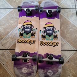 YOCAHER SKATEBOARD SIZE 7.75 