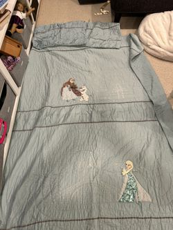 Pottery Barn Kids Frozen Twin Size Quilt And Sham