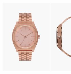 Nixon rose gold watch