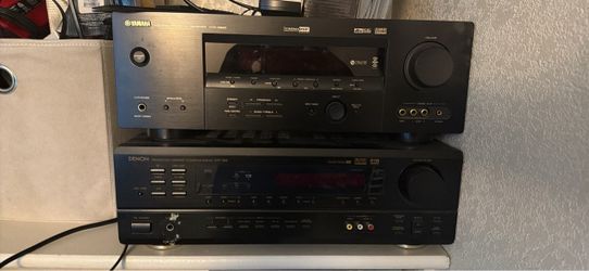 Yamaha HTR-5950 and Denon AVR-1602 AV Receivers