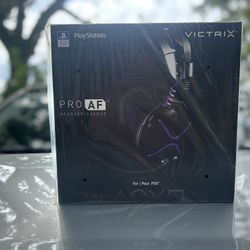 New PDP - Victrix Pro AF Wired Gaming Headset For PlayStation 5, PlayStation 4 - Black