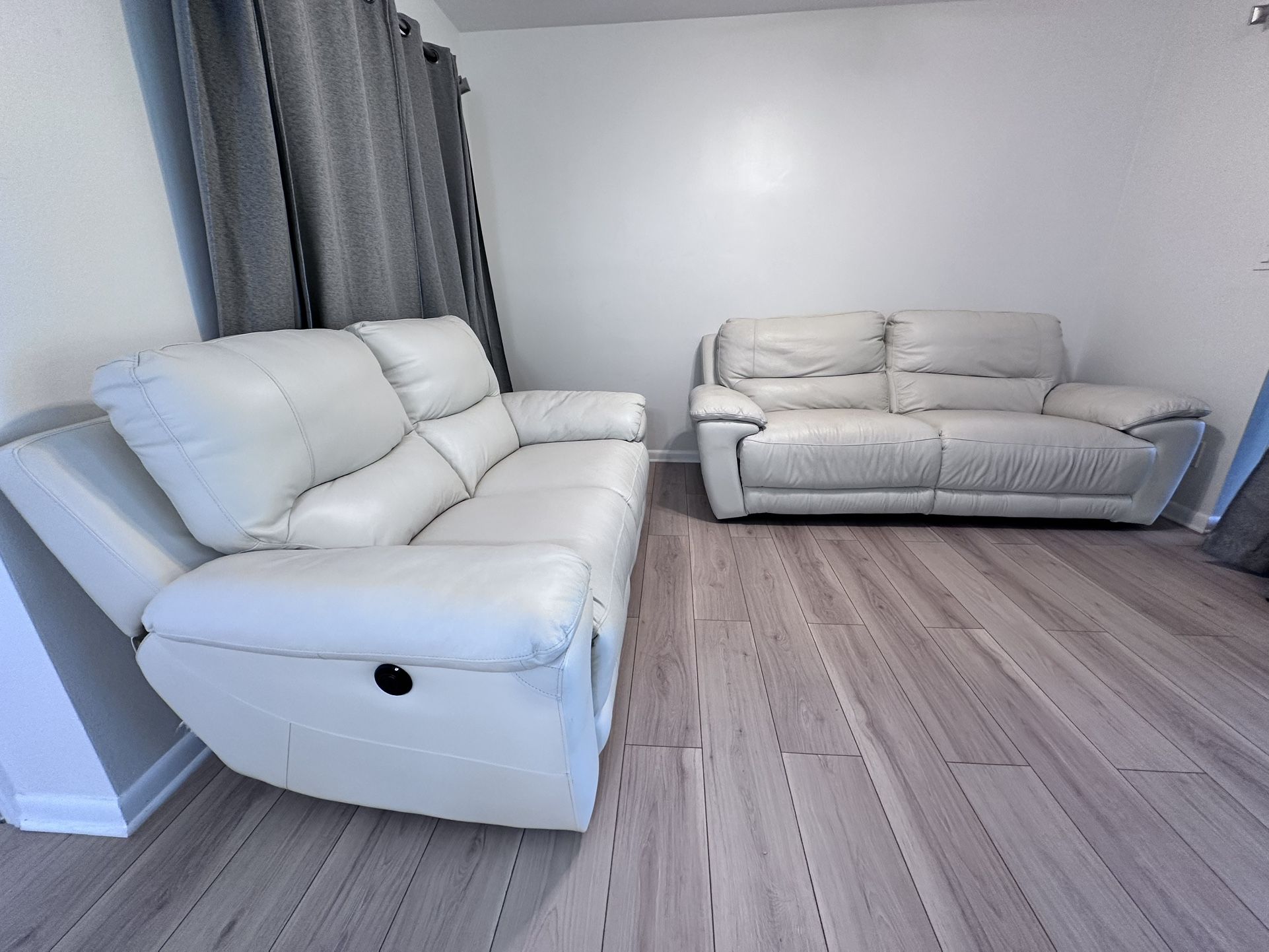 Leather Sofa Set Recliner Couch