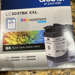 Brothers Printer Ink  LC3037BK XXL Black Ink 