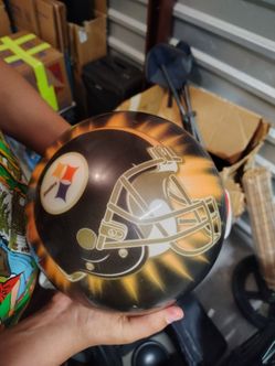 Super Bowl 40 Pittsburg Stealers 15 lb bowling bawl