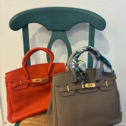 Hermes bag dupe top handle