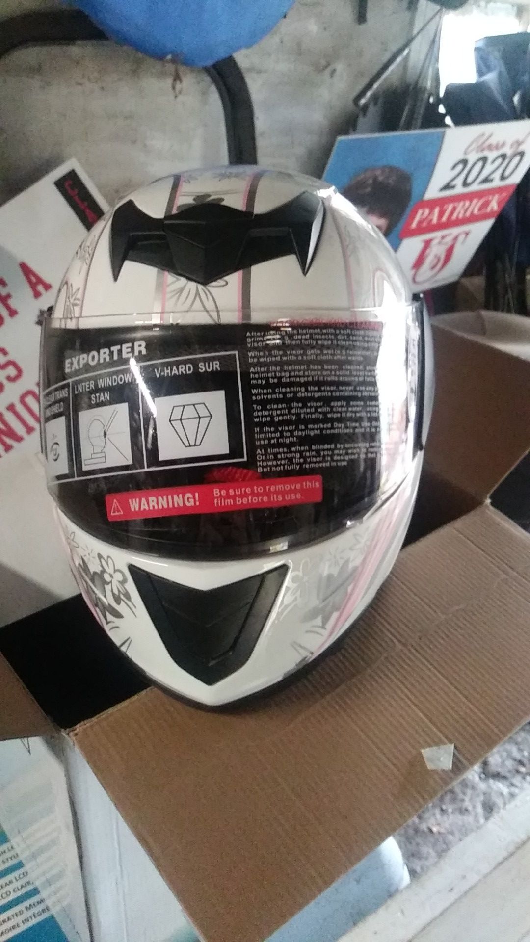 Photo Youth motorcycle helmet size medium