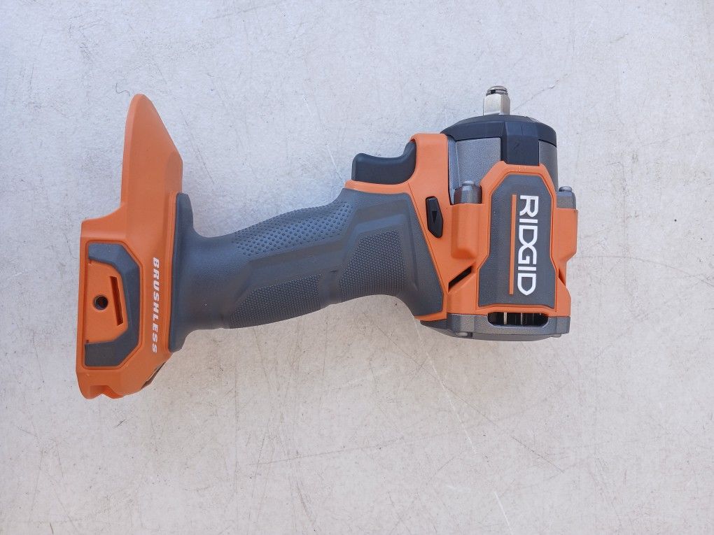 impacto Ridgid 18v Brushless Para Dados De Tres Otavos Soló Herramienta