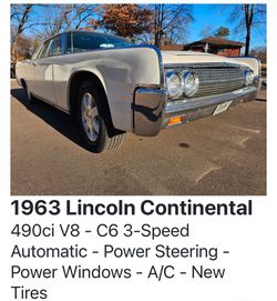 Lincoln Continental Sedan 1963