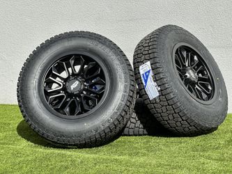 2024 New 18” Dodge Ram 2500 Wheels 3500 Ram 8x6.5 Rims  LT275/70R18 A/T Tires 8x165.1