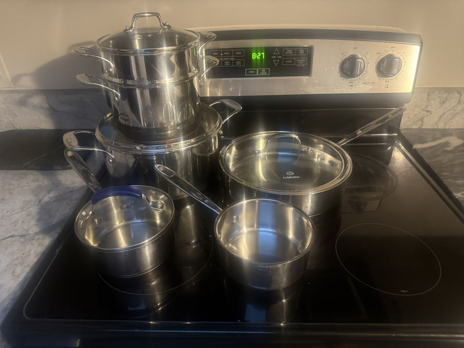 Emeril All Clad Copper Core Stainless Steel 10 Peice Set