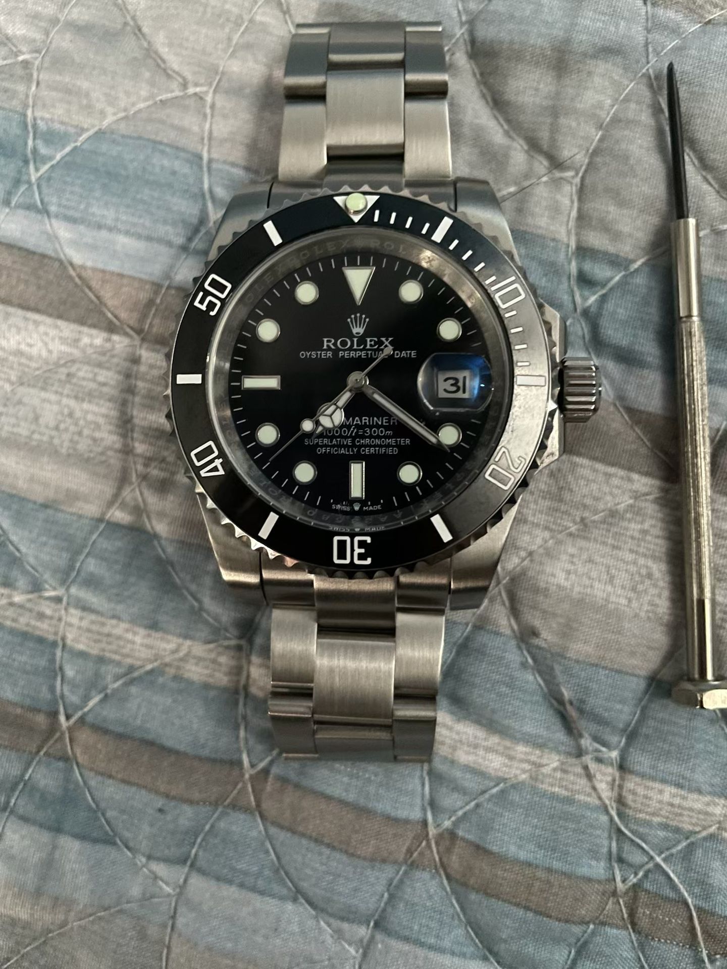 Sliver Man Watch