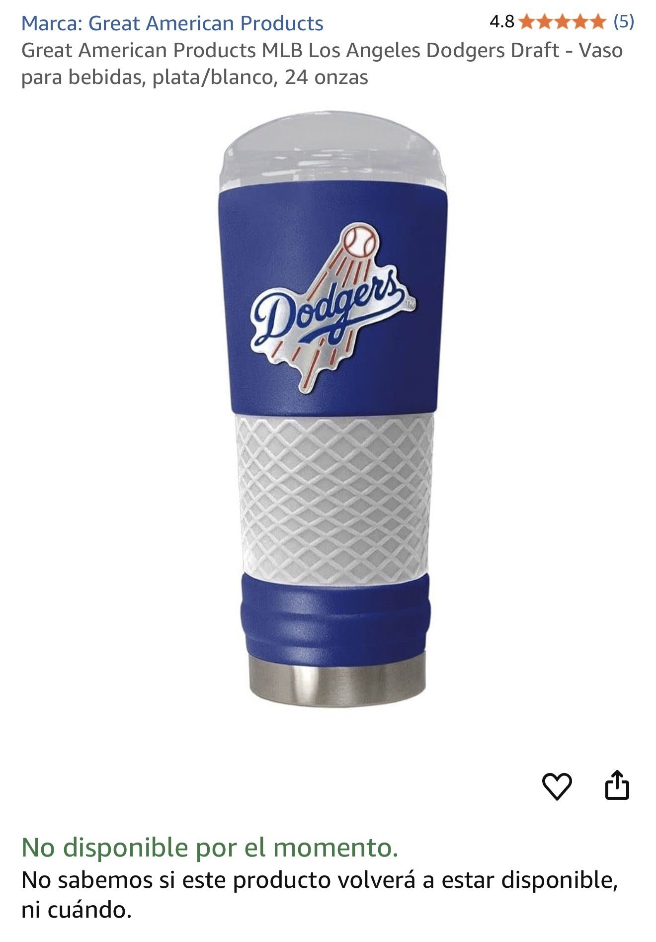Dodgers Vaso 24oz