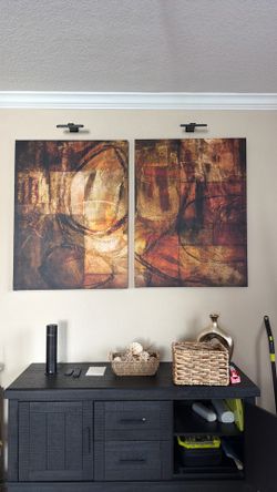 2 beautiful abstract wall art