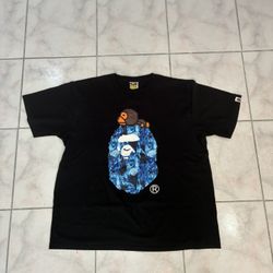 Bape Blue Camo Tshirt 