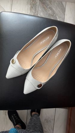 Andrea Silver Heel