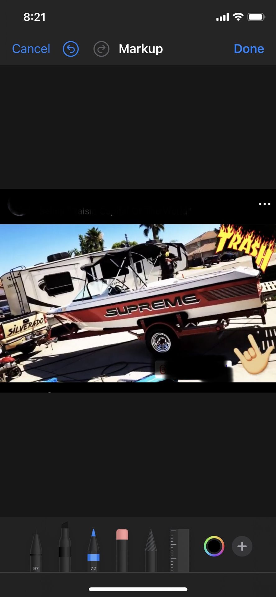 1990 SKI SUPREME MS SERIES BOAT
