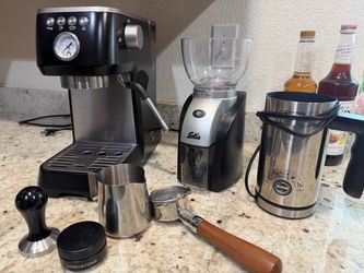 Solis Espresso Machine and Grinder Bundle