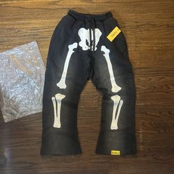 Awful Lot Of Cough Syrup Reaper Flare Sweatpants Black