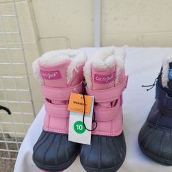 Botas De Nieve De Niña Size 10 $16