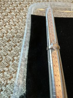 Sterling Silver CZ Marquee Stone