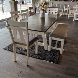 Table 4 Chairs And Bench