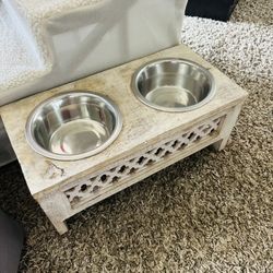 ELEVATED DOG DOUBLE DISH