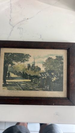 Jules Leray Paris Les Bouquinistes Aquatint Engraving