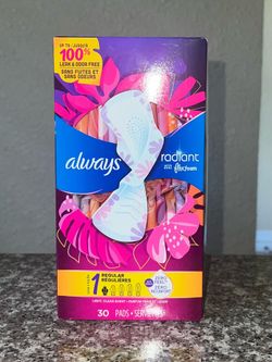 Always radiant size1 pads