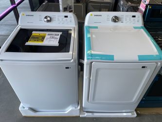 Samsung 4.5 cu Top Load Washer & 7.2 cu Gas Dryer SET