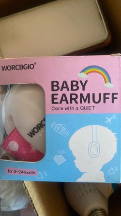 Worcbgio Baby Earmuffs for 3–24 Months