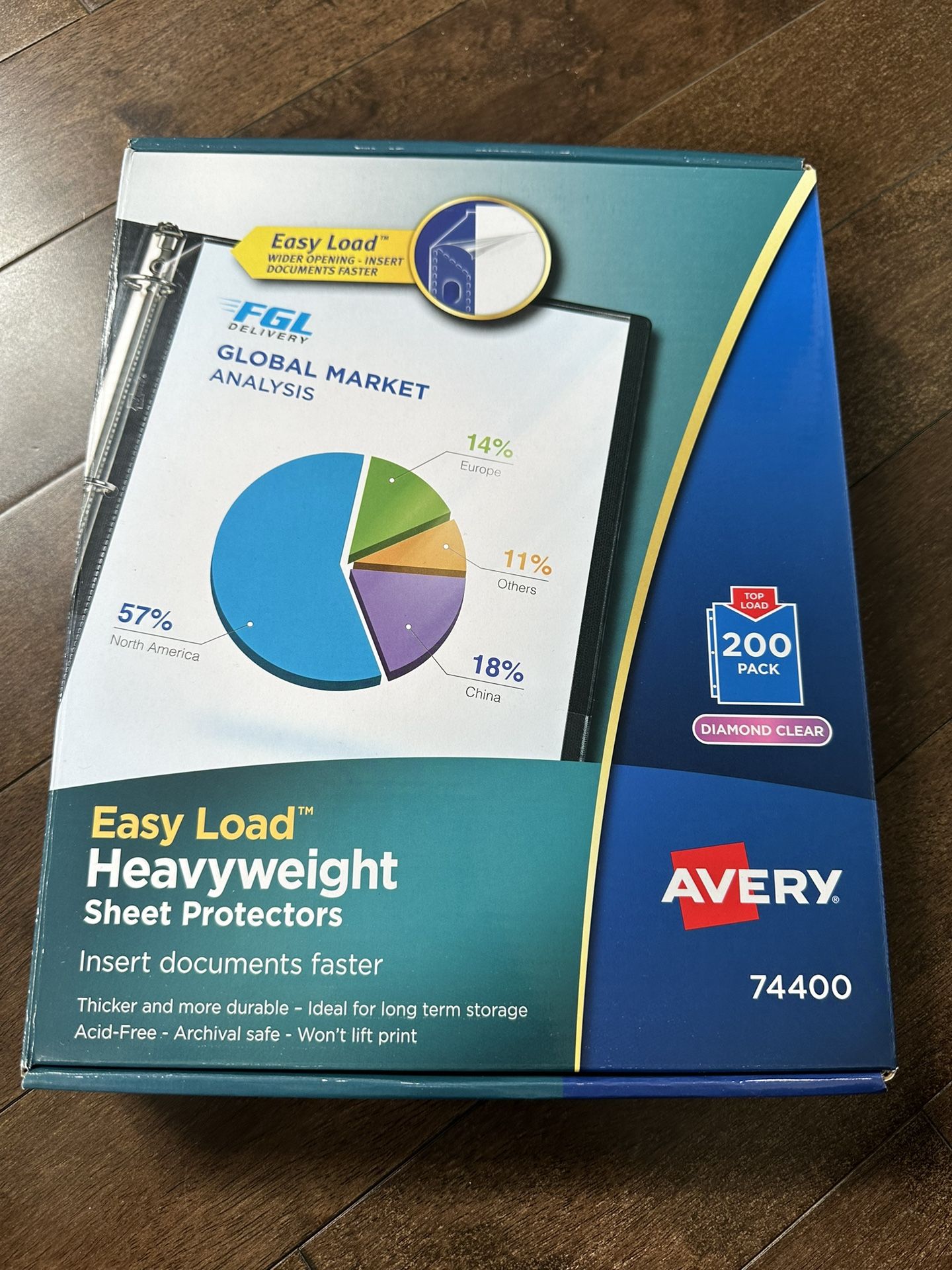 NEW -Easy Load Heavyweight Sheet Protectors 200pack