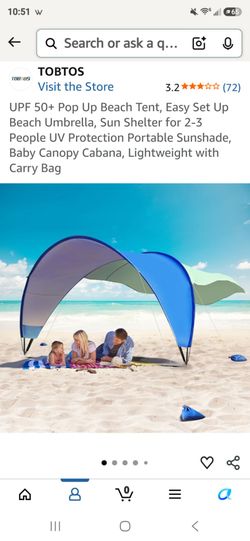 Shade sail umbrella. Used once