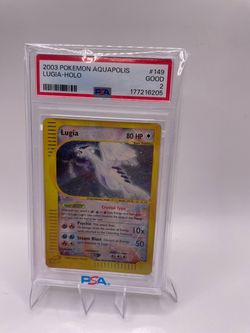 2003 POKEMON AQUAPOLIS #149 LUGIA-HOLO PSA 2