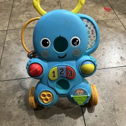 Bright Starts Elephant Baby Walker / Push Toy (Music & Learning Toy)