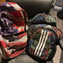 Jansport and Adidas Backpacks