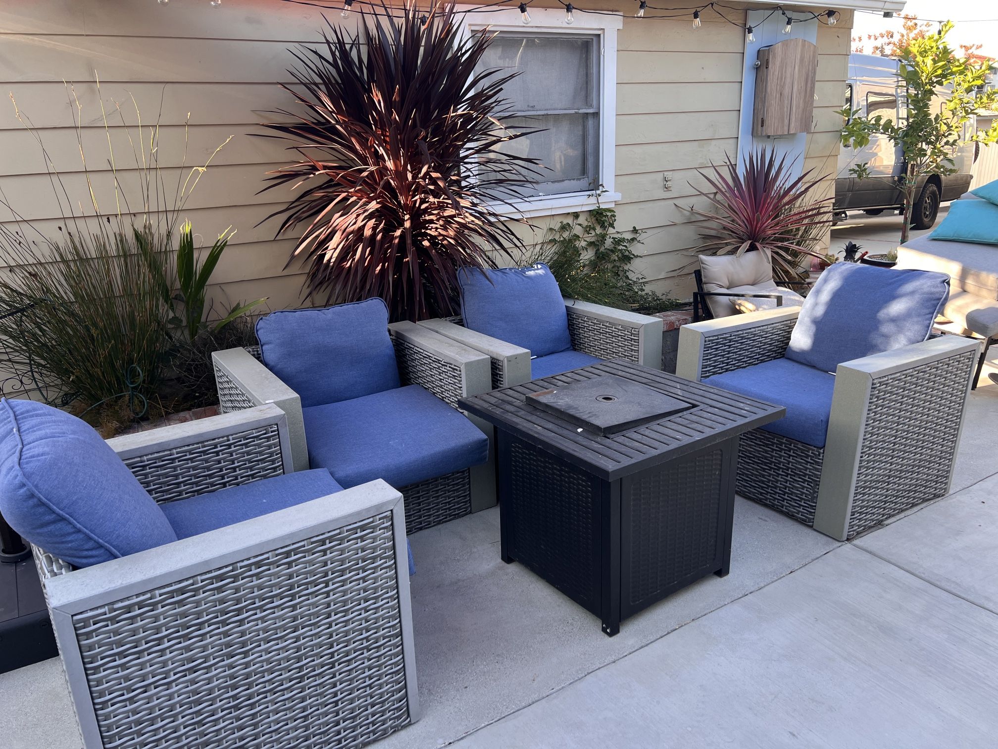 4 Piece Patio Furniture
