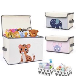Dimj 5Pcs Toy Chest  Storage Bins